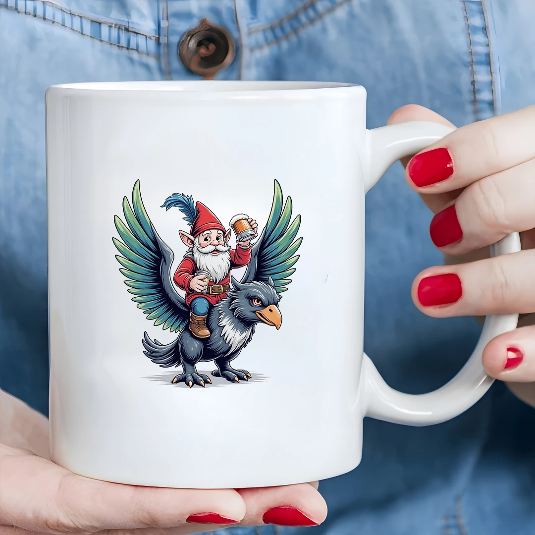 11オンス漫画風ドワーフビールカップ子供用ドリンクカップクリスマスファミリーギフトオフィスクリエイティブカップ