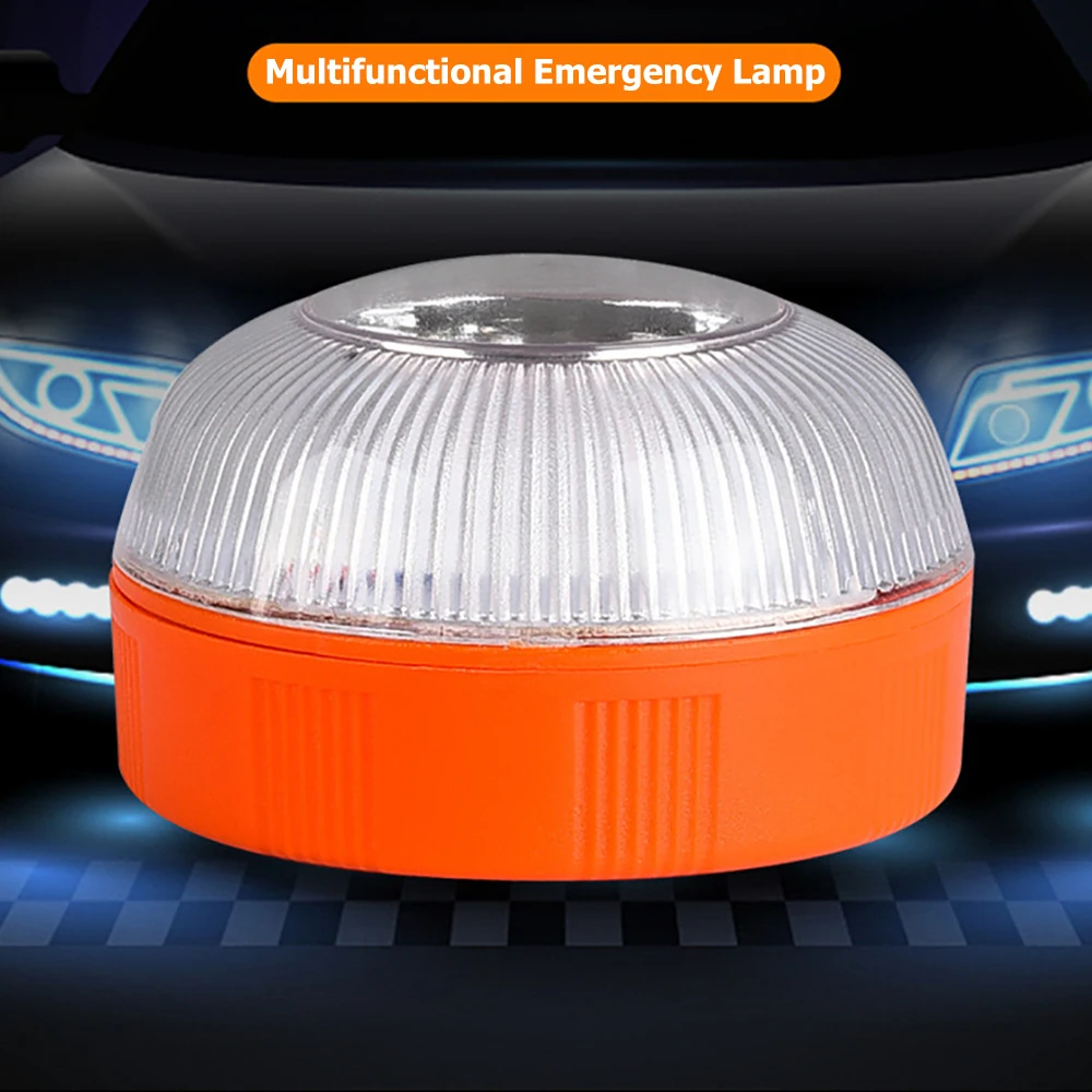 New Emergency Light V16 Homologated DGT Approved Car Emergency Beacon Light Battery-Powered Magnetic Induction Strobe Lights