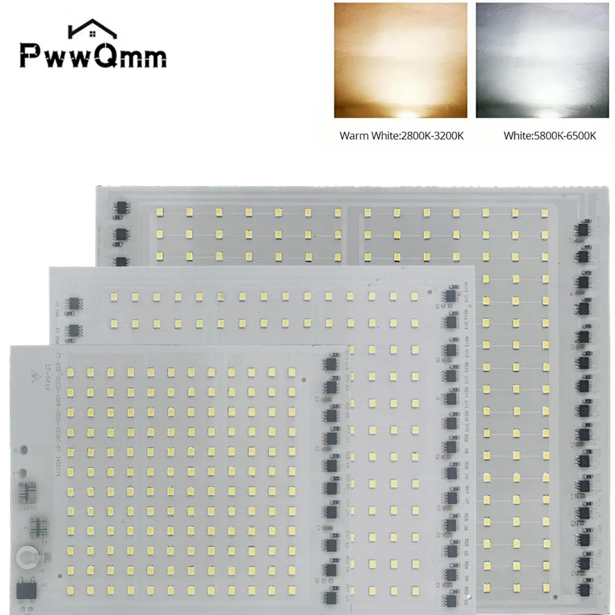 220V High Lumen SMD2835 LED Chip Matrix LED COB 10W 20W 30W 50W 100W 200W For lighting accessories Spotlight Floodlight LED Bulb