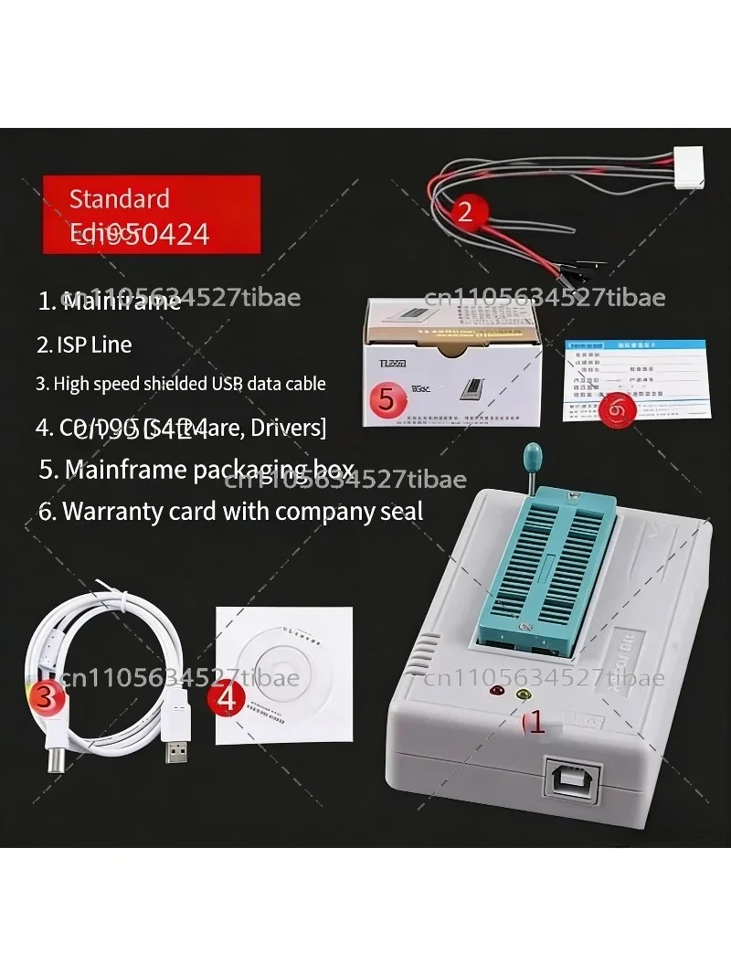 Universal Mini pro Programmer TL866 II plus High-Speed USB Multi-Chip Programmer with 40-Pin ZIF Socket And ICSP Support
