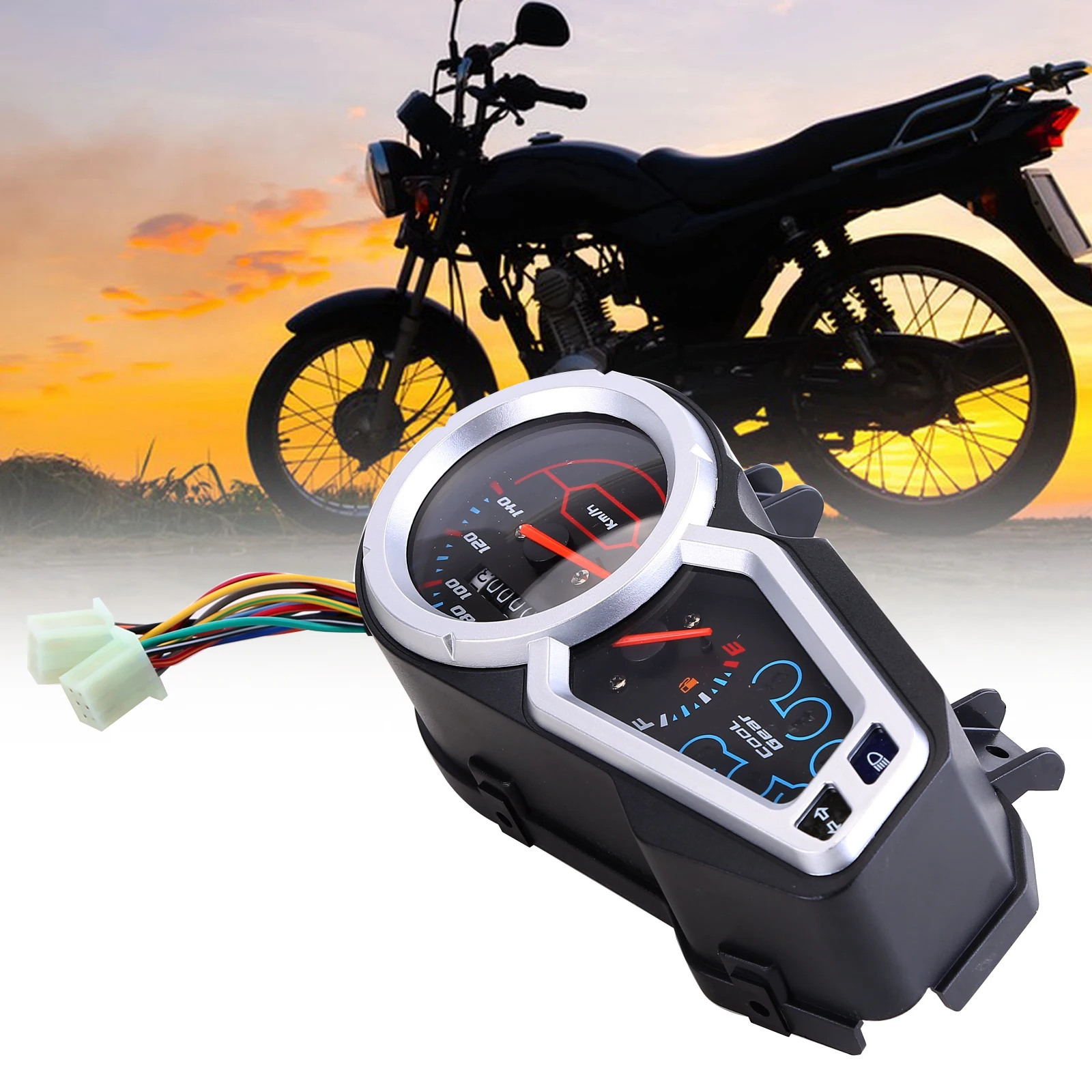 

Панель спидометра приборной панели мотоцикла, совместимая с Tablero/Velocimetro Italika Dm150 RojaDM-150 RO 2018-2023 гг.