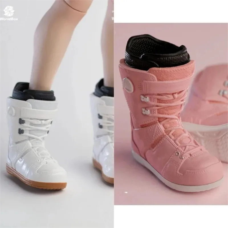 

Worldbox 1/6 Scale GS003 Female Soldier Solid Ski Shoes Snow Boots Clothes Model for 12'' Action Figure Detachable Feet Body