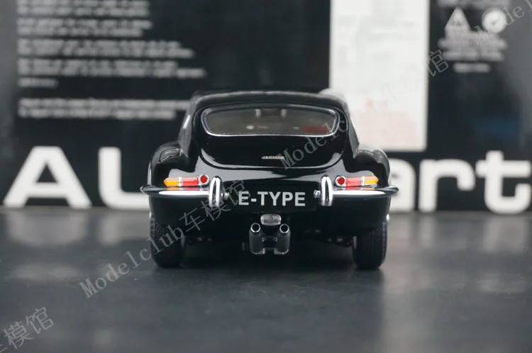 Autoart 1:18 E-type Series I 3.8 Black Alloy Fully Open Simulation Limited Edition Metal Static Car Model Toy Gift