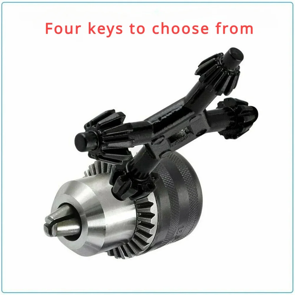 1Pcs 4 in 1 Drilling Holder Spanner Ratchet Socket Ring Multi-function Universal Chuck Key Drill Combination Grip Star Wrench