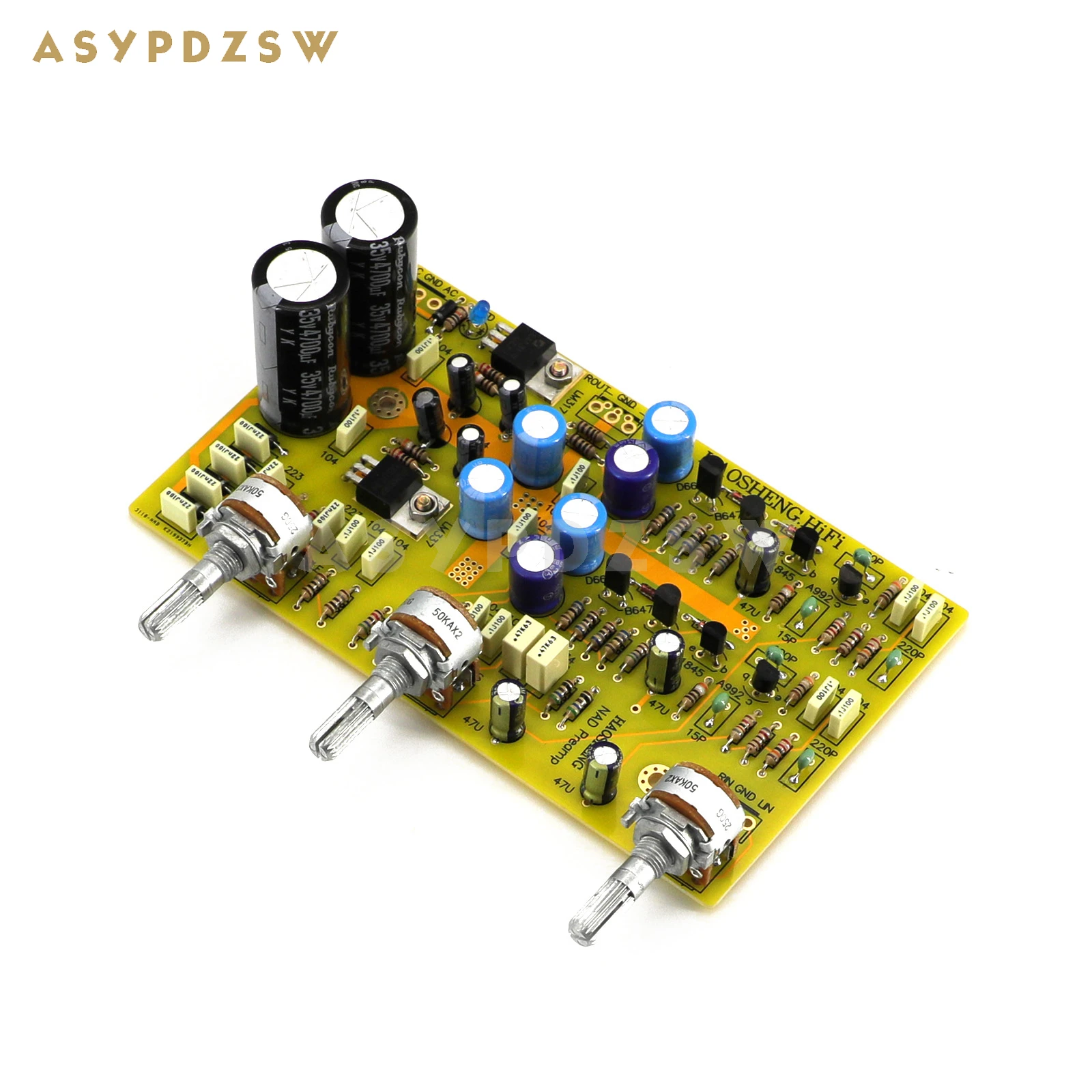 D3020 TREBLE and BASS Single-ended Class A preamplifier Base on NAD3020 circuit DIY Kit/Finished board