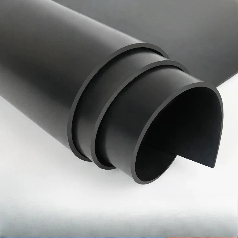 Rubber Pad Non-slip Floor Insulation Black Rubber Leather Waterproof Cushion Industrial Shock Absorber Plate Thickening Custom