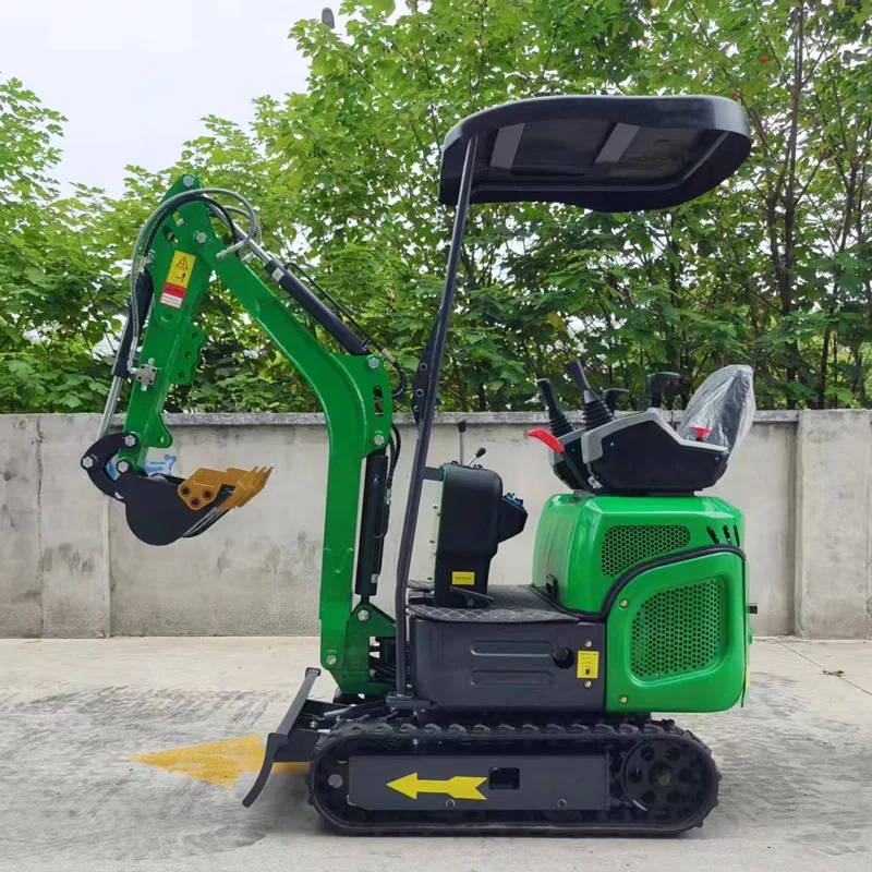 Hydraulic Mini Crawler Excavator Construction Site Mini Diggers 1Ton 1.2Ton 1.5Ton Excavator Machine Excavators  With CE EPA