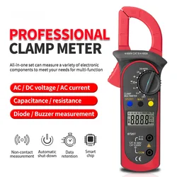 ANENG ST201 Digital Professional Multimeter Clamp Ammeter Transistor Capacitor Tester Power Test Automotive Voltage Tester