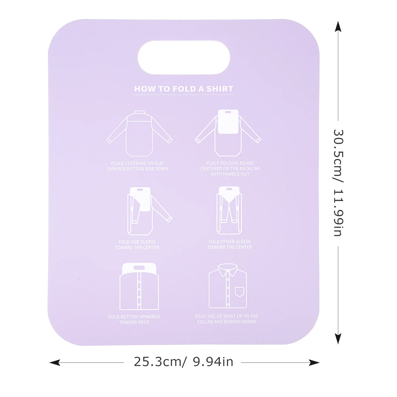 2pcs Shirt Folding Pp Material Space Saving Clothes Organizer Anti Wrinkle Board For T Shirts Collared Shirts Long Sleeve