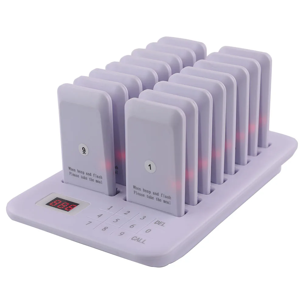 best seller Wireless Restaurant Table Buzzer and Pager System Vibrating Beeper for Efficient Service and Ordering