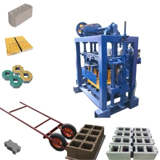 Customized Interlocking Brick Making Machinery For Construction Motor Cement Block Machine Hollow Block Making Machine