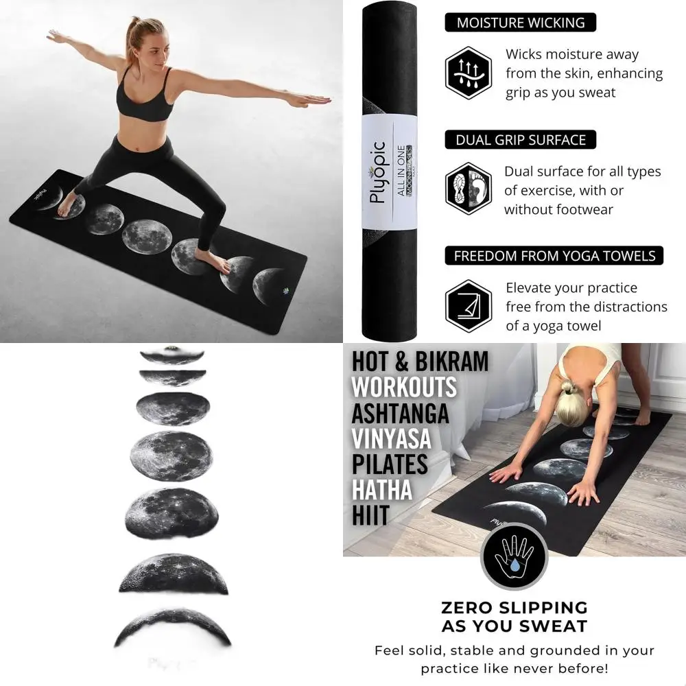

Eco-Friendly Yoga Mat & Towel Set | Premium Grip for Hot Yoga, Pilates, and Exercise