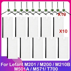 HEPAフィルター付き掃除機サイドブラシ,レフアント掃除機部品,m200,m201,m210,m213,m520,M501-A,m571,t700,u180,f1,m210b