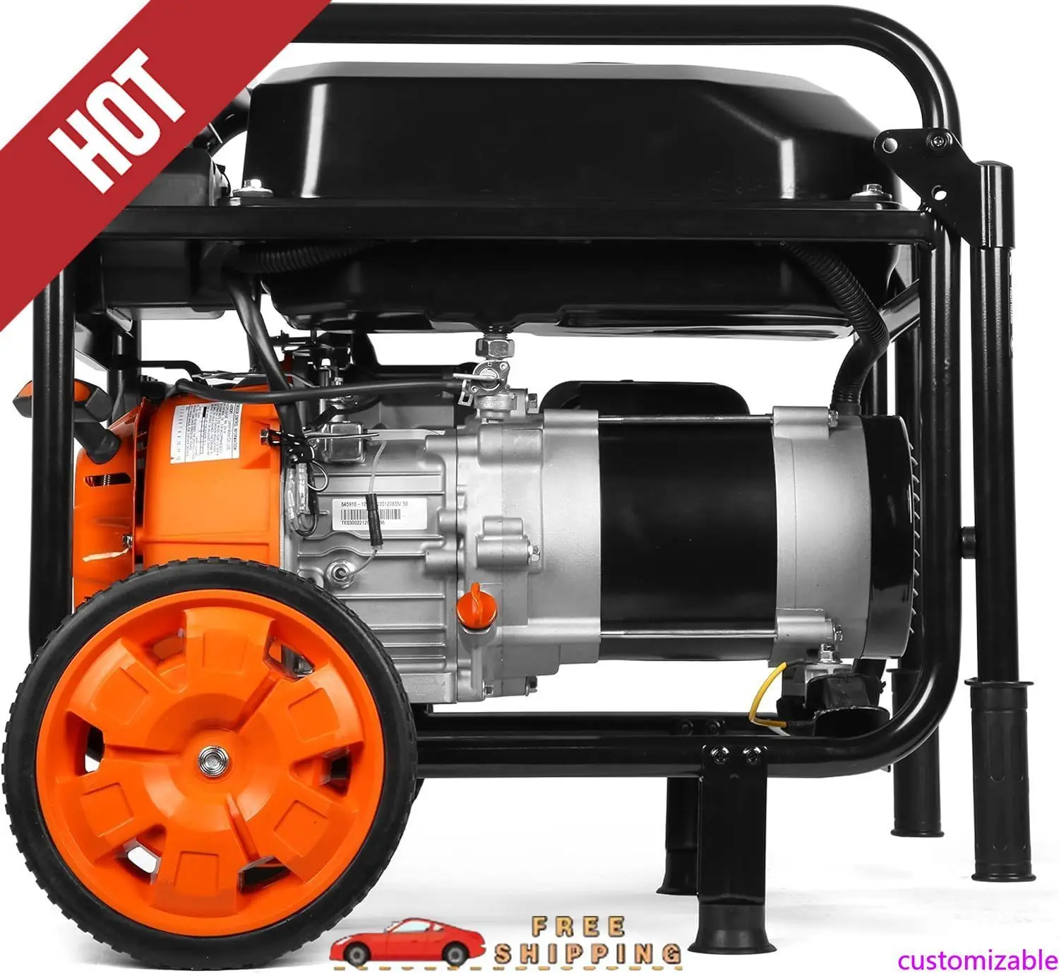 

Customizable 5600-Watt Portable Generator, 224cc, Transfer-Switch and RV-Ready (GN5600)