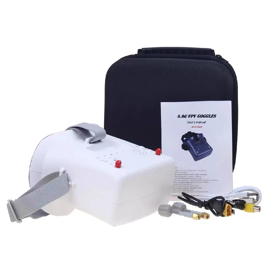 Voor 008D PRO FPV-bril met oogmasker voor 58g videotransmissie met hoge resolutie en meeslepende simulatie voor drone-races