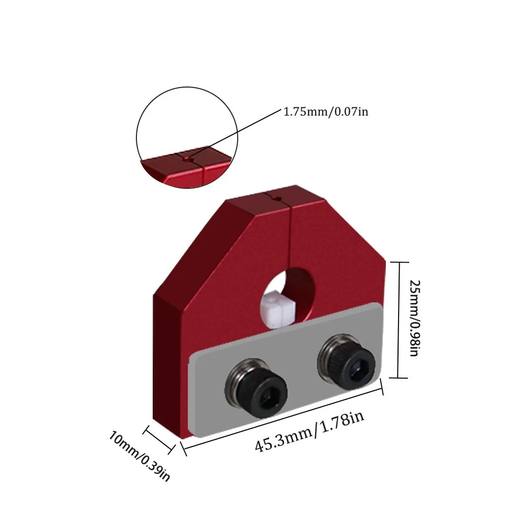 Accessoires d'imprimante 3D, connecteur de rupture de Filament amélioré spécialement pour les Filaments PLA, ABS et connecteur de rupture de Filament PETG de 1.75mm