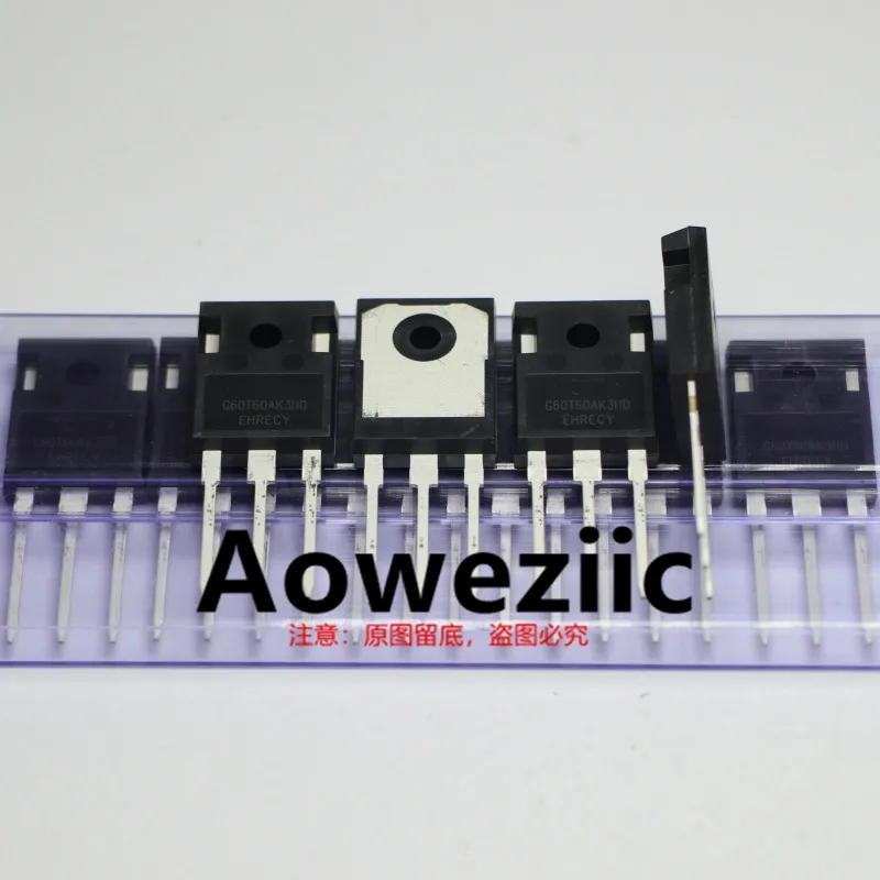 Aoweziic  2023+ 100% New  Original  CRG60T60AK3HD   G60T60AK3HD  TO-247  IGBT Power Single Tube 60A 600V