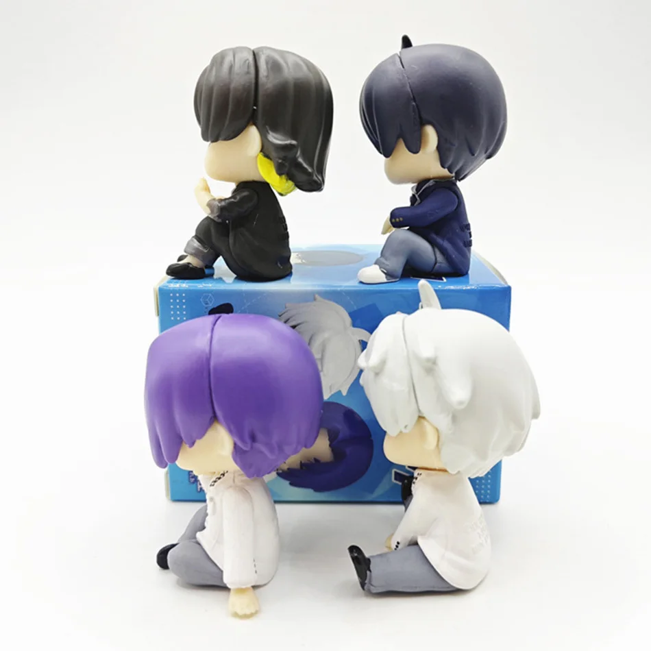 ガシャポンのアクションフィギュア、子供向け、夢のようなスタイルの玩具、伊佐木、よあち、ミカゲ、レオ、ナギ、セイシロウ、バチラ、メグ