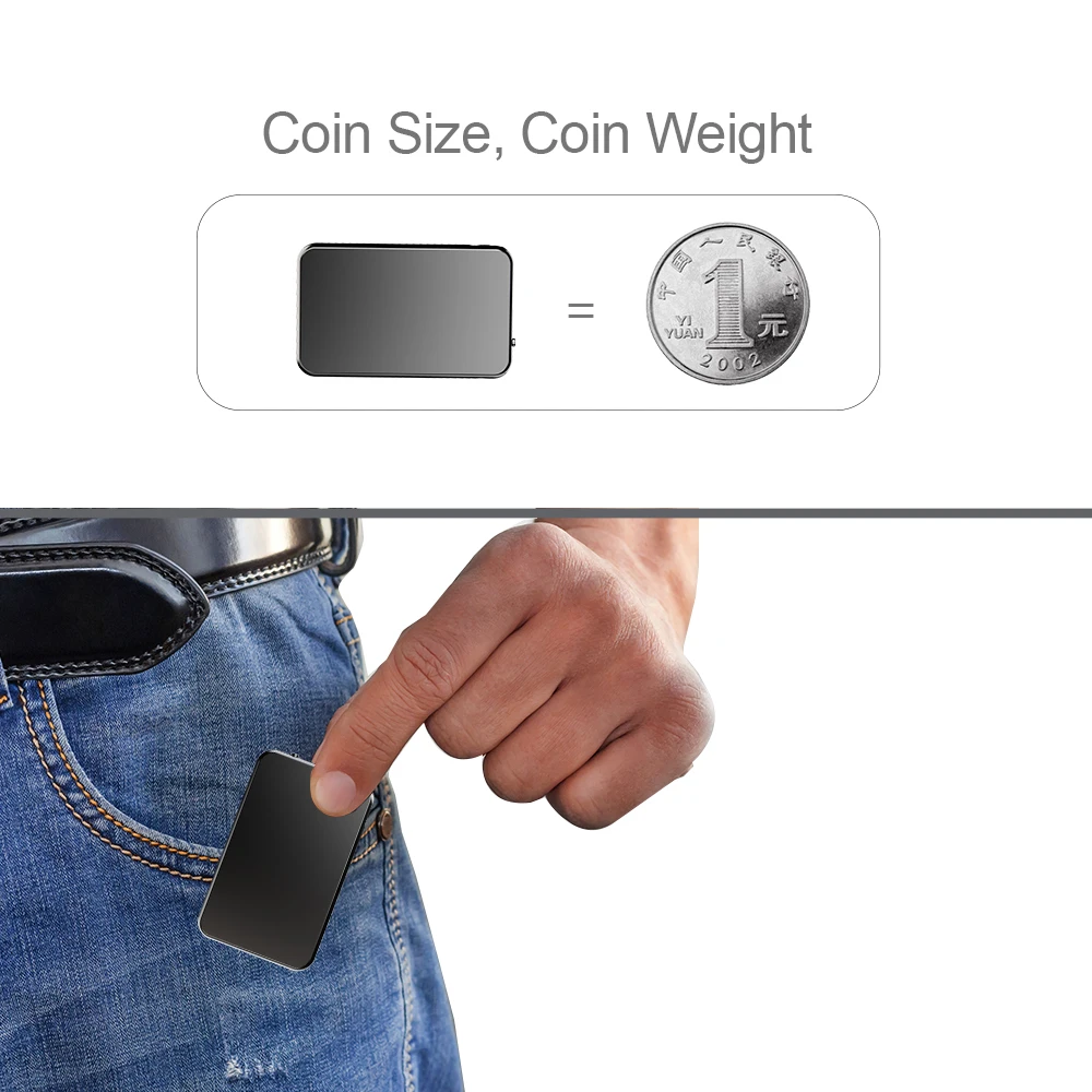 Grabador de Audio Digital V15 con una sola tecla, reducción de ruido inteligente, unidad de grabación profesional de largo tiempo, grabación de MP3