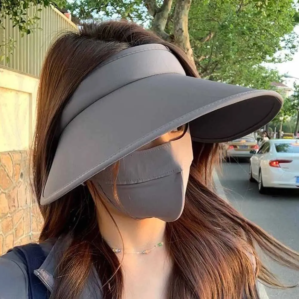 

Fashion Wide Brim Foldable Shawl Hat Sun Protection Breathable Women's Sun Hat Sunshade Adjustable Sunscreen Sun Hat Summer