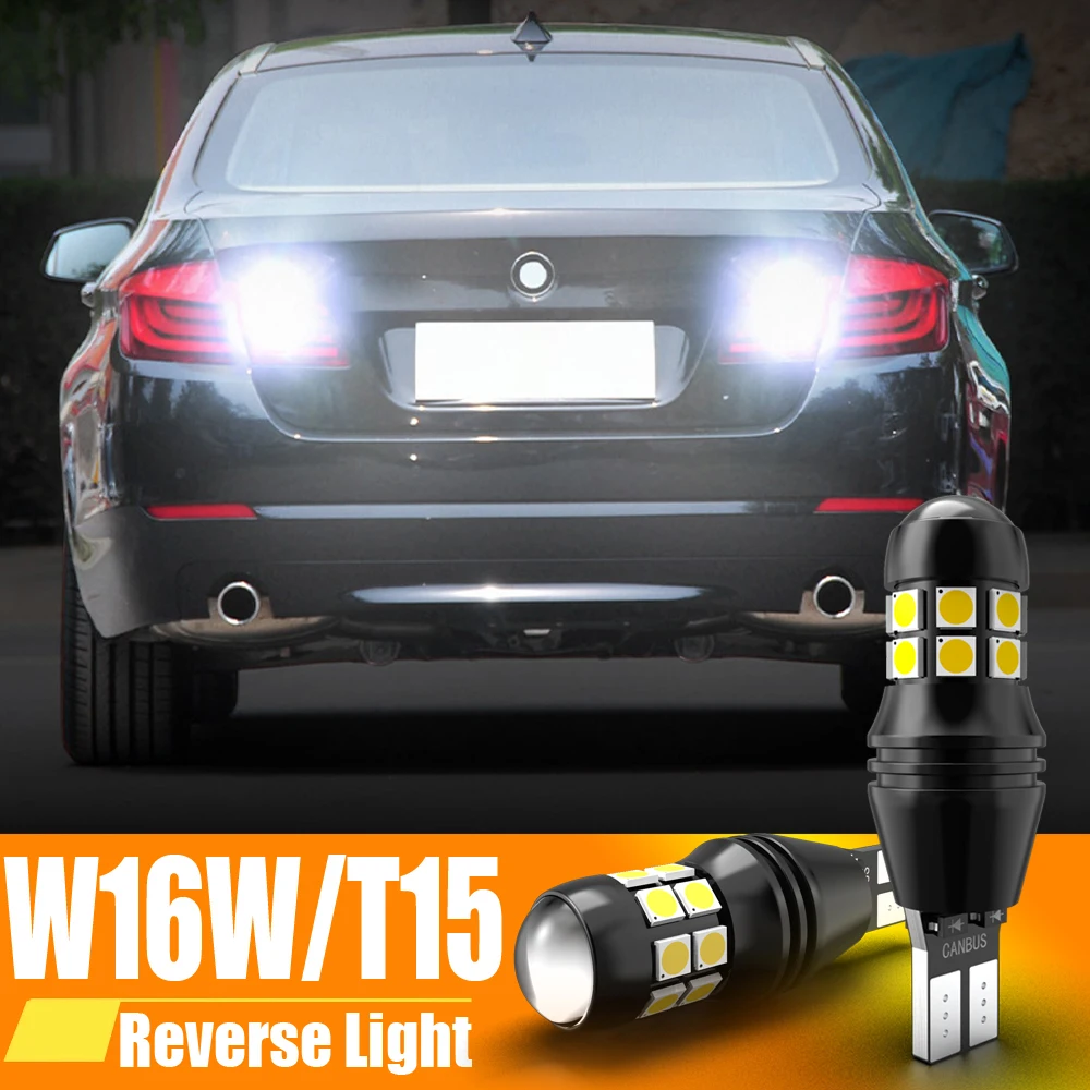 Светодиодная лампа заднего хода W16W T15 921 912 T16 Canbus без ошибок для Skoda Karoq 2017-2020 Superb 2 MK2 2008-2013, 2 шт. Светодиодная лампа заднего хода W16W T15 921 912 T16 Canbus без ошибок для Skoda Karoq 2017-2020 Superb 2 MK2 2008-2013, 2 шт.