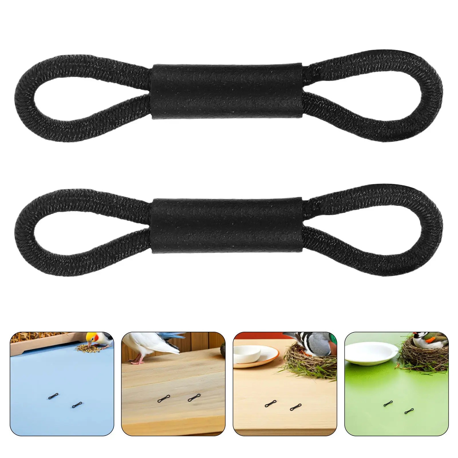 

130Pcs Chicken Leg Bands Adjustable Elastic Hobble Brace for Baby Chicks Splay Leg Correction Flexible Poultry Foot Bands