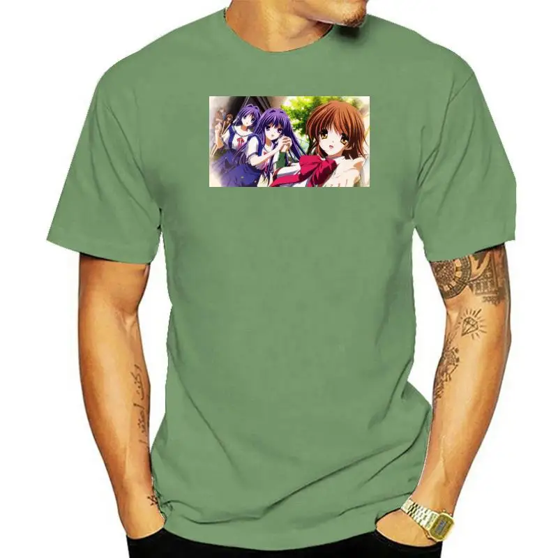 Men t-shirt Clannad Main Character Anime T Shirt tshirt Women t shirt