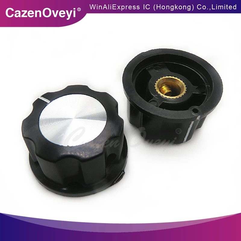 Ручка потенциометра MF-A03, 5 шт., WH118/WX050, бакелитовая ручка/внутреннее отверстие для шляпы, 6 мм