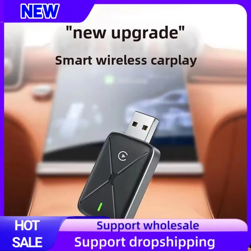Suitable Wireless  Carplay Adapter 2 In1 Wired To Wireless Carplay For Iphone And Android