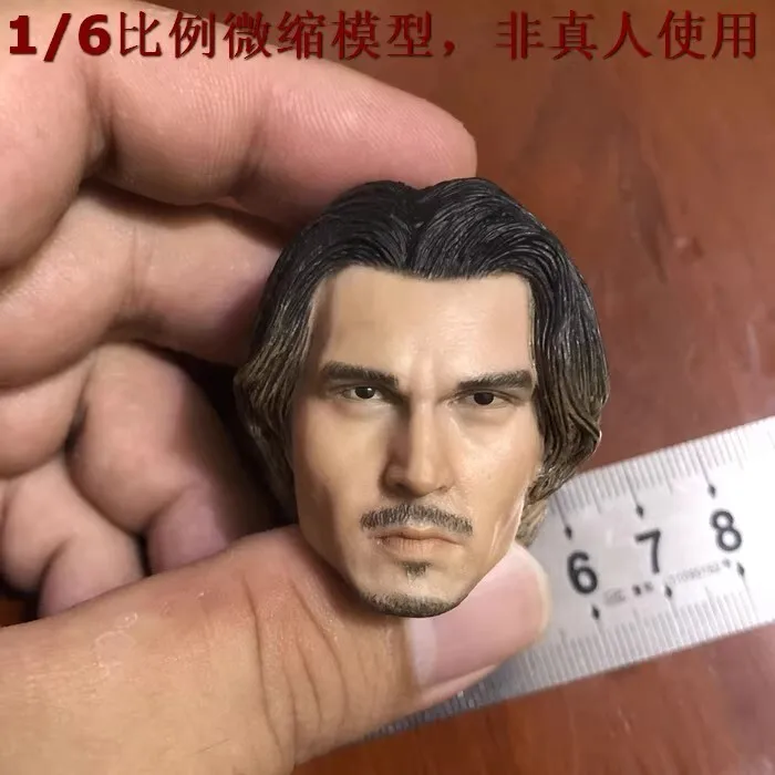 1/6 Scale Eorupe American Male Head Model( PVC) for 12'' Action Figure Actors