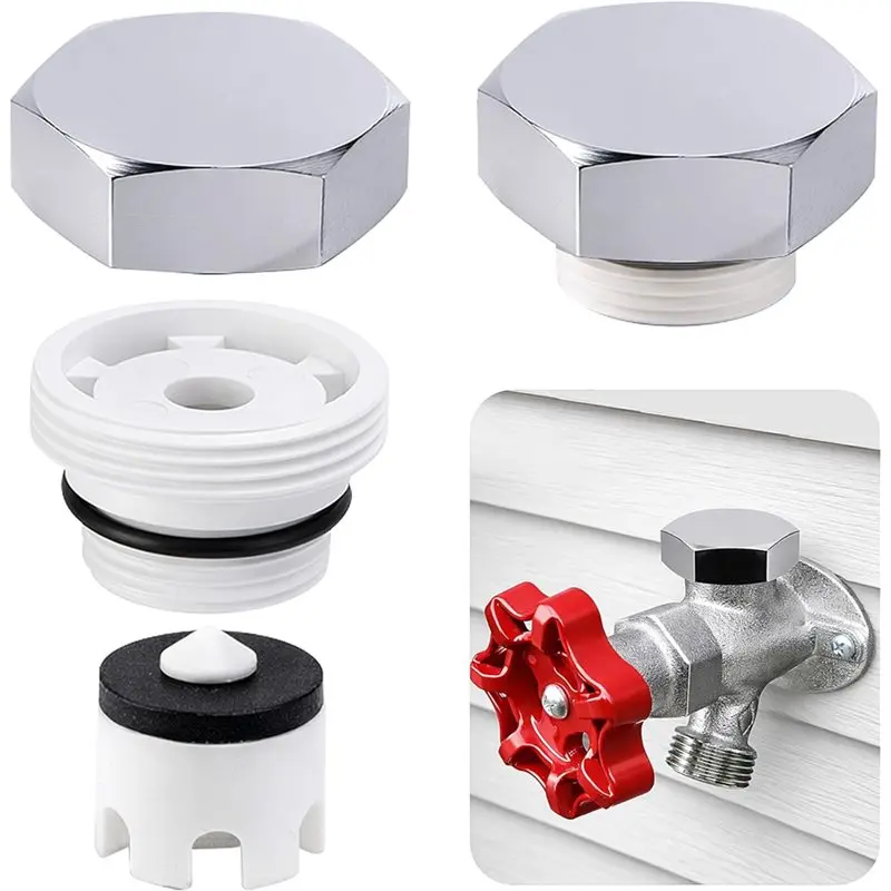 

MAKE-2 Pack Vacuum Breakers Outside Faucet, Stainless Steel Vacuum Breaker Repair Kit Vac-Vbk-X1B, Vacuum Breaker Replacement