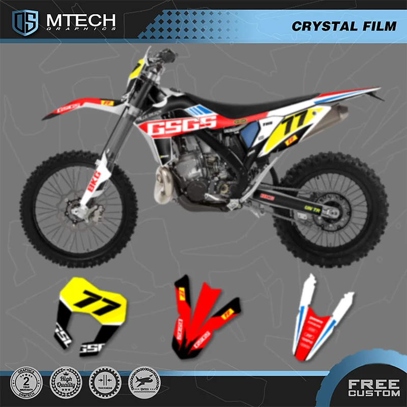 

DSMTECH Motorcycle Graphics Decals Stickers Kits For GASGAS GAS GAS EC 125 250 300 350 450 2012 2013 2014 2015 2016 2017 002