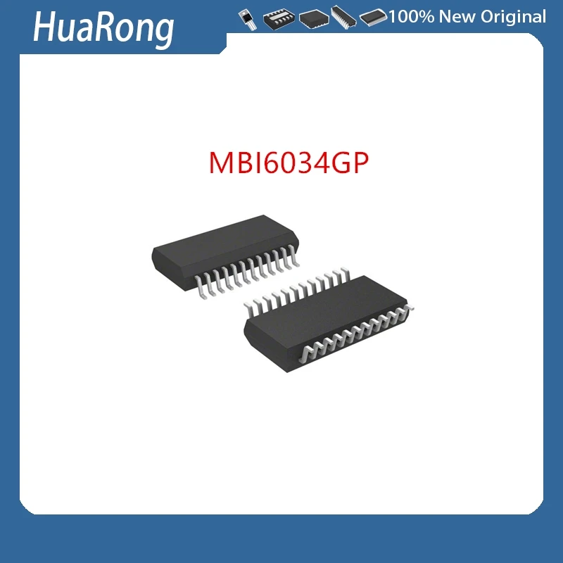 10Pcs/Lot   MBI6034GP MBI6034G LS9929N LS9929NTR SSOP24