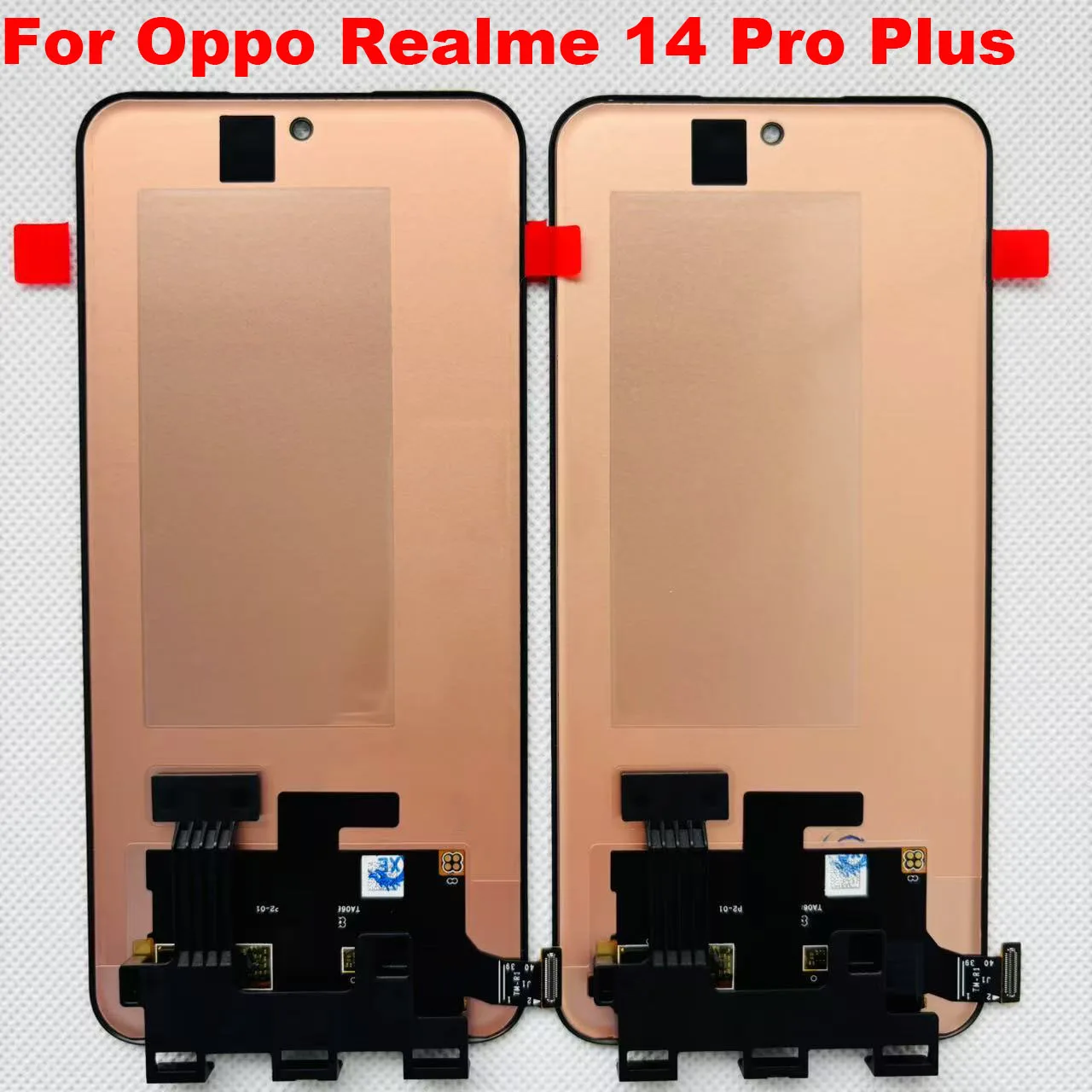 Original AMOLED New 6.83'' For Oppo Realme 14 Pro Plus RMX5051 Lcd Display Screen Touch Digitizer with Frame for Realme 14 Pro+