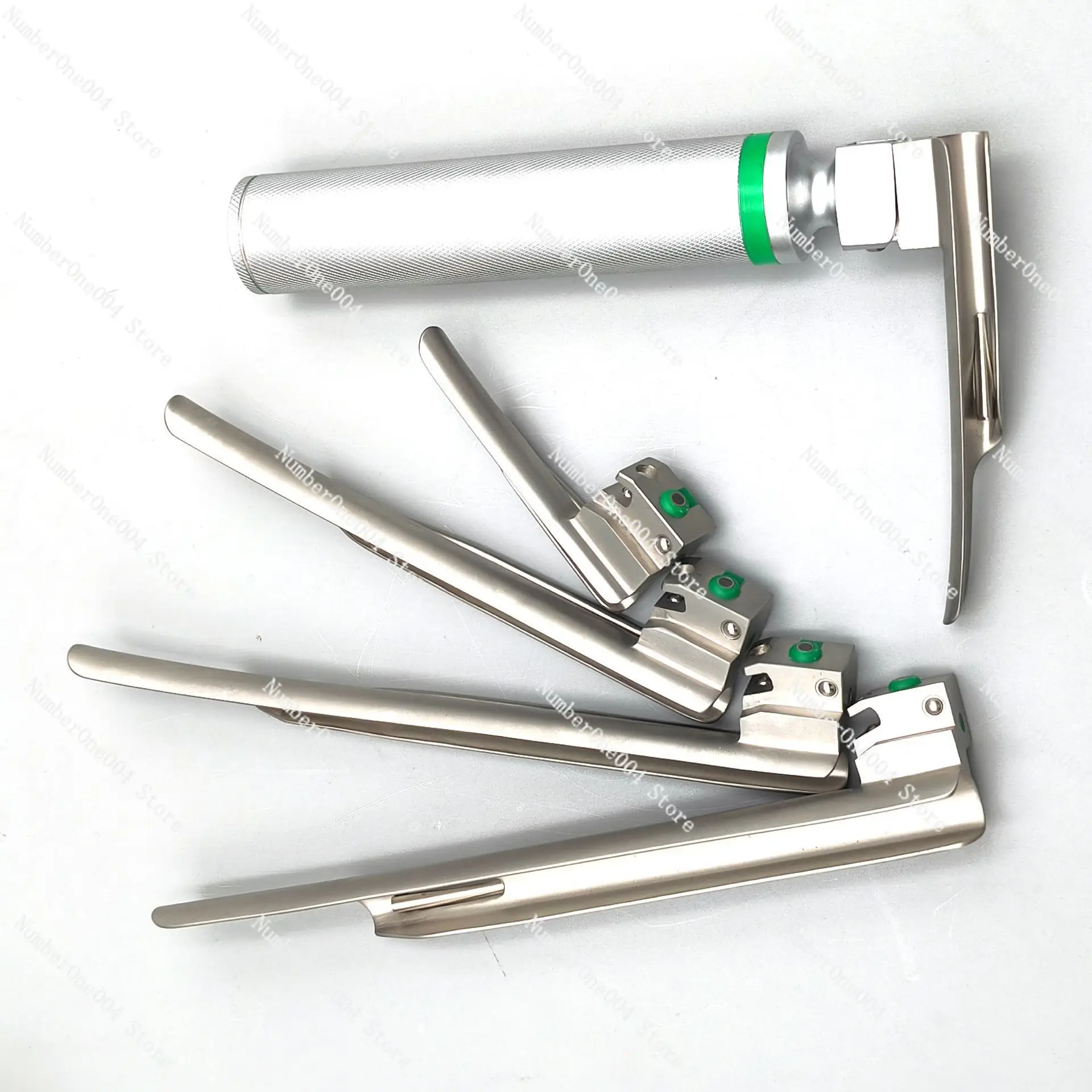 Applicable to   Animal laryngoscope Pet anesthesia laryngoscope optical fiberLEDrightopening5 pieces imported for veterinary use