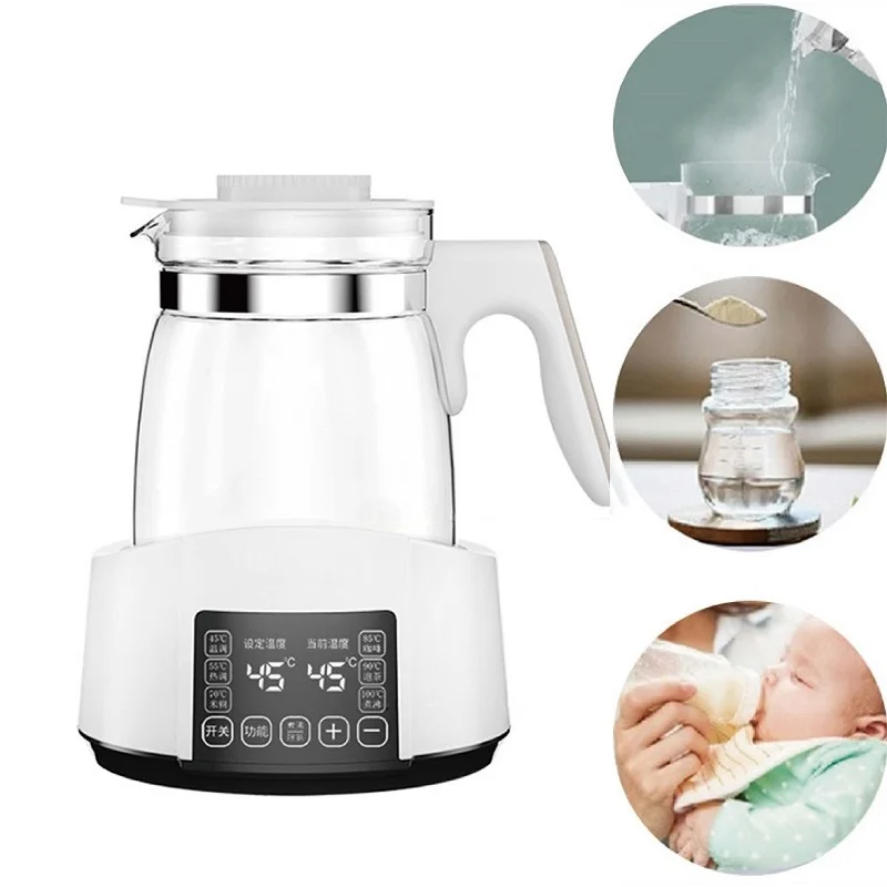 1.3L Smart Baby Constant Temperature Milk Kettle 24h Keep Warm Kettle 6 Gear Temperature Adjust Electric Kettle Multifunction