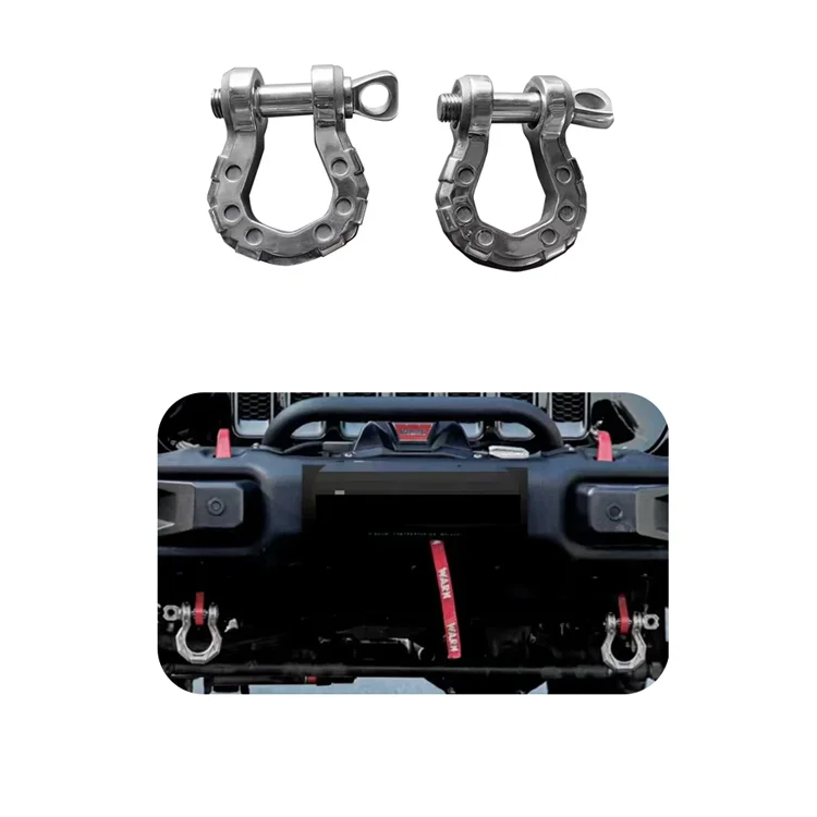 Flying Wing Stainless Steel Universal 4x4 Power Conversion Kit D-Ring Buckles Tow Hooks For Off-Road Vehicles And Pickup Trucks