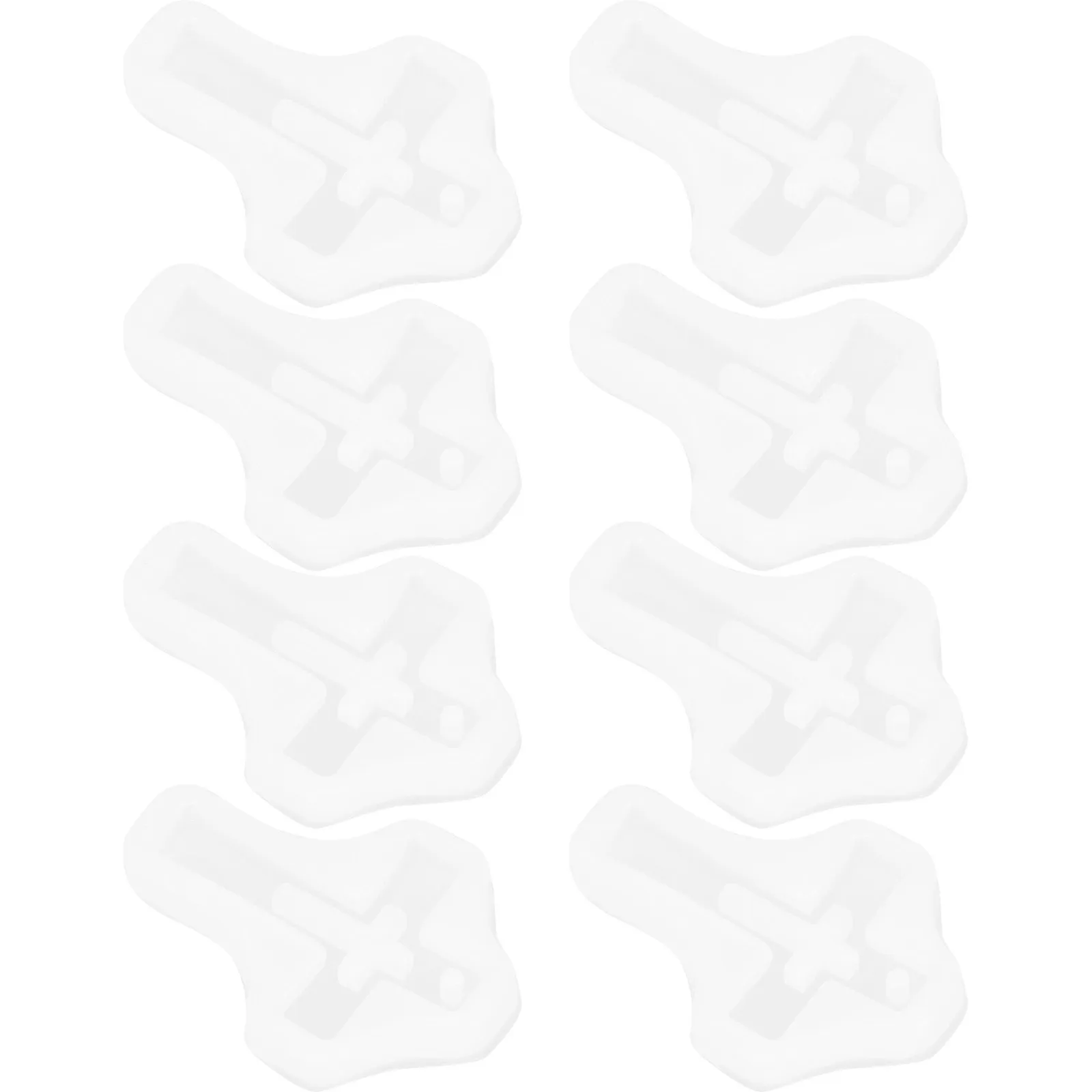 

10Pcs Cross Pendant Silicone Mold Tray Durable Flexible Epoxy Resin Casting Mold for DIY Crafts Jewelry Making