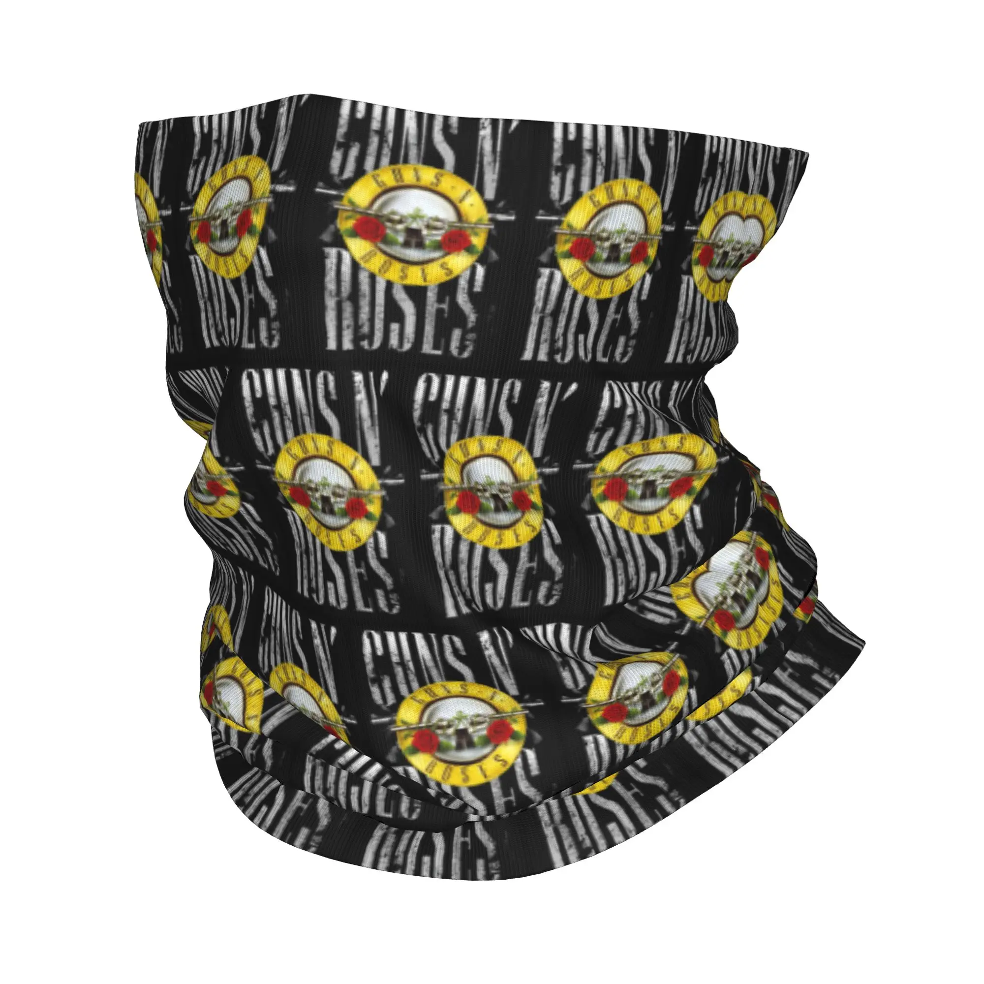 Heavy Metal Guns N Rose Rock Band Winter Headband Neck Warmer Men Women Ski Camping Tube Scarf  Face Bandana Gaiter
