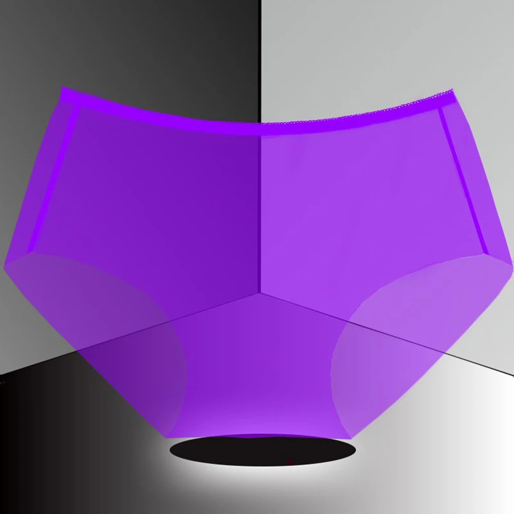 3 قطعة جديد شفاف مثير النساء سراويل عالية الجودة سلس ملخصات السيدات بلون رقيقة جدا المثيرة السروال #2