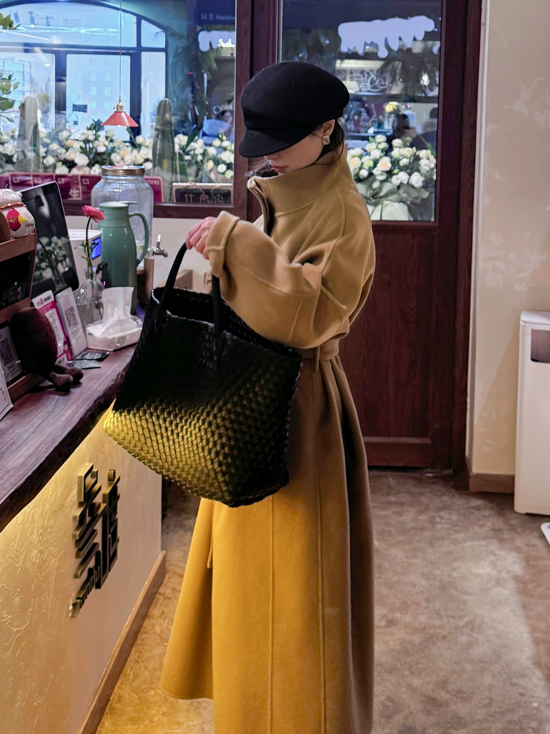

Trendy aron Handwoven Large Capaci Commuter Women's oulder Bag 2025 New Sle Casual Soft Leather Tote Bag