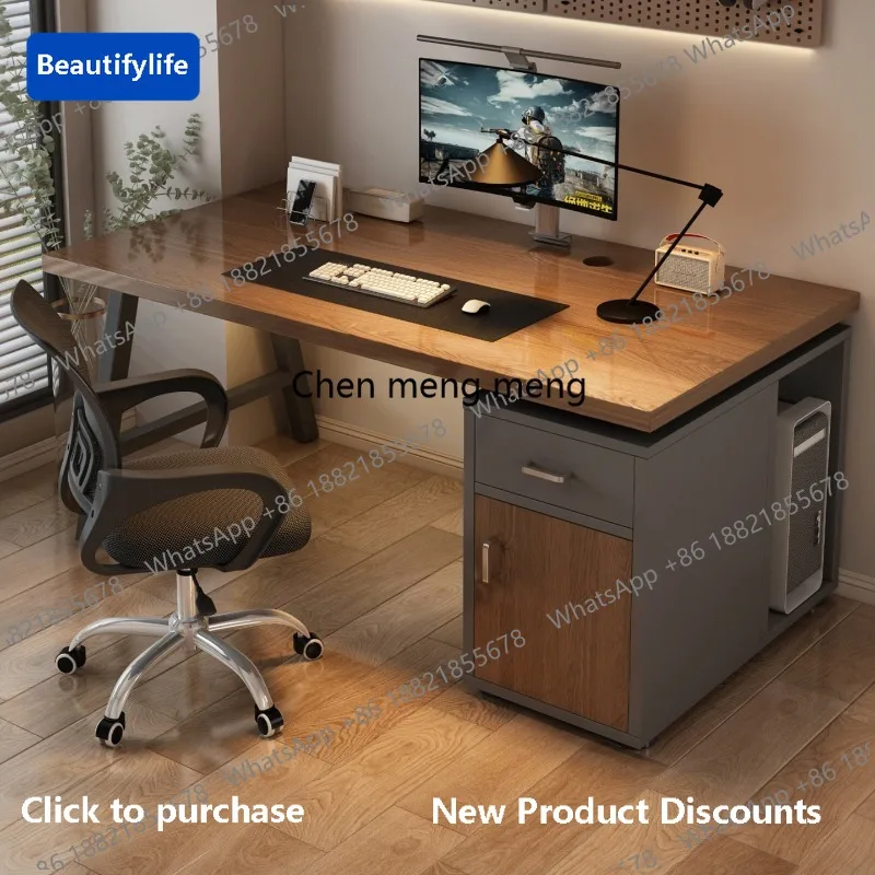 

A56 Modern Working Office Desk Wooden Living Room Designer Writing Office Desk Gaming Unique Scrivania Da Ufficio Furnitures