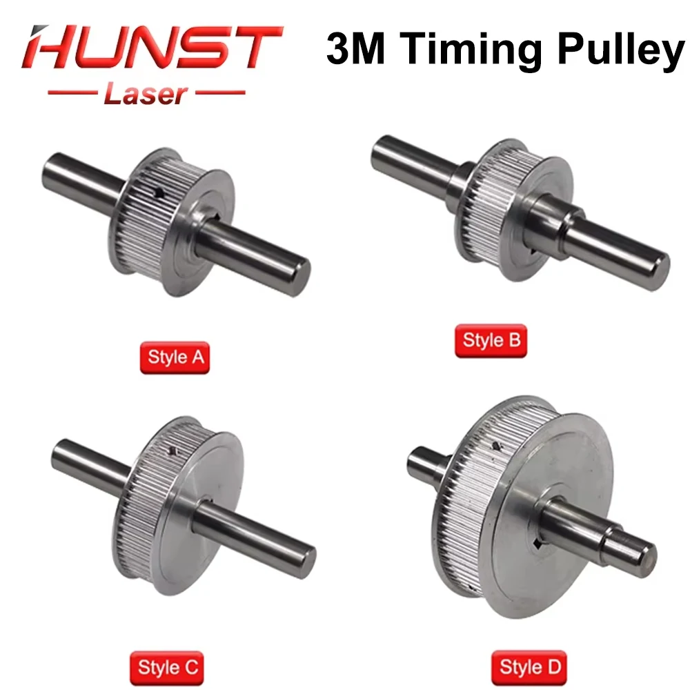 HUNST 3M Synchronous Pulley Aluminum Alloy Synchronous Pulley Motor Pulley  38 / 60 / 72 Teeth Slot Width 16mm / 14.5mm