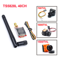 TS5823 / TS5828L 5.8Ghz 40CH 600mW FPV AV Wireless Transmitter 700TVL 1000TVL 1500TVL FPV Camera for FPV Mini Racing Quadcopter