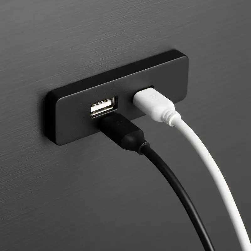Recessed Desk Socket USB Type-C Fast Charging 1.8m Extension Cord Desktop Power Strip Table Mount Outlet Office Home Organizer