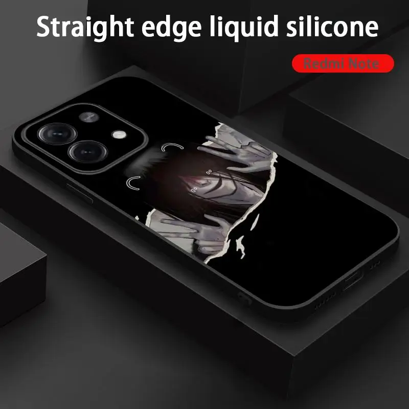 Homicipher crawling cool game man ins Phone Case For Xiaomi Redmi Note 14 13 12 11 Pro Plus S 5G 14C A3 Soft Black Phone Cover