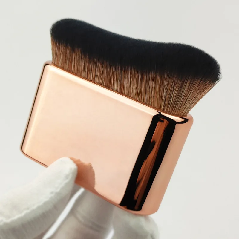 Tanning Makeup Brush Private Label Soft Silky Vegan Body Foundation Brush for Seamless Concealer Cream Bronzer Blend Self-tan 10