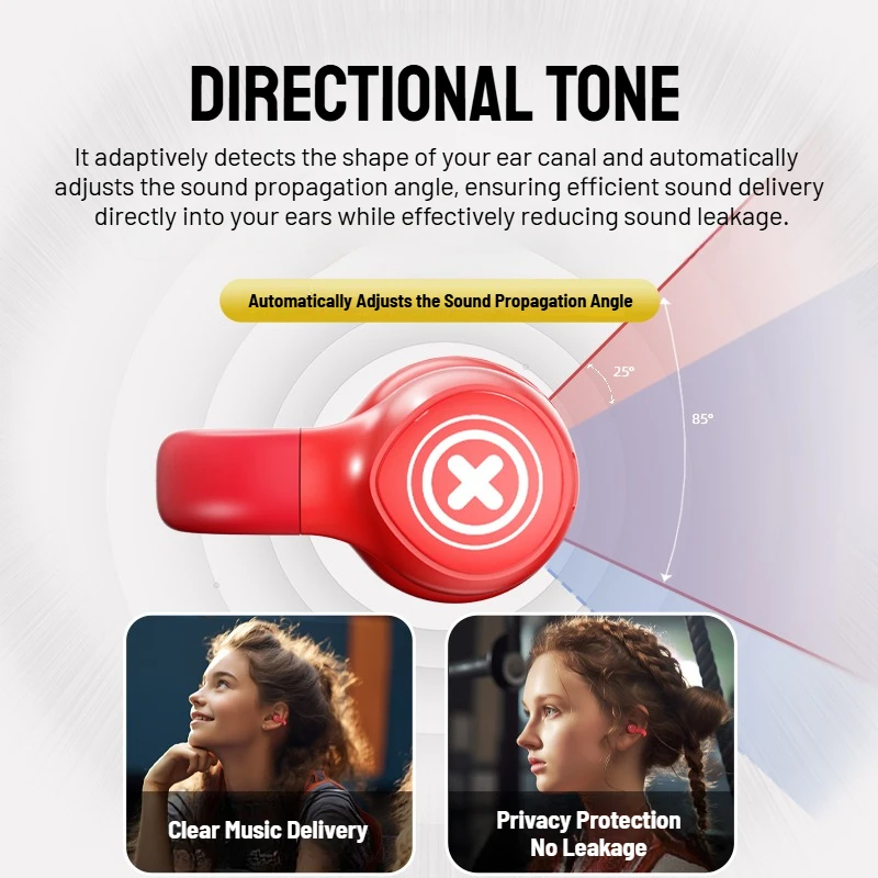 Zombiescat S4 مشبك أذن شفاف TWS سماعات أذن لاسلكية HIFI ستيريو بلوتوث سماعة ألعاب رياضية سماعة رأس بخاصية البلوتوث مع ميكروفون