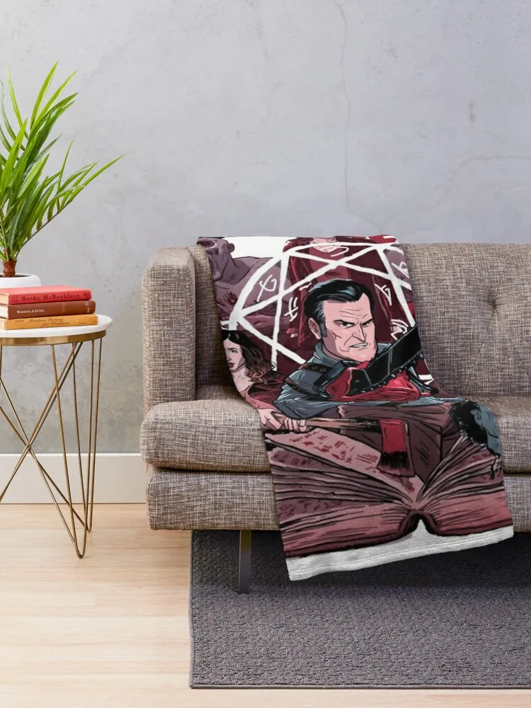 Ash Vs Evil Dead evil Throw Blanket Plush Hairy Summer Blankets For Bed Blankets