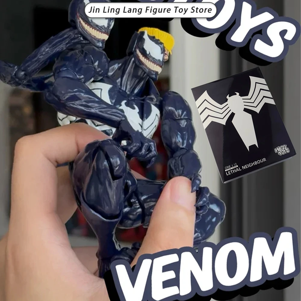 In Stock Mess Toys Venom Action Figure Superior Spider-Man Lethal Neighbor Anime Figurines Joint Movable Models Collection Toys